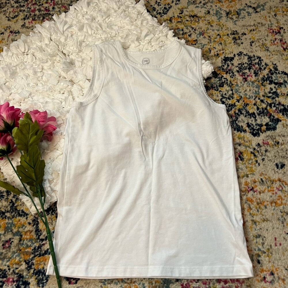 Boys' Wonder Nation White Tank Top